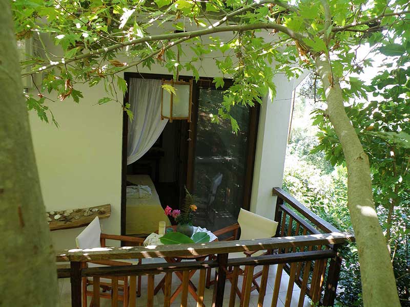 Deluxe double studio 9 - Το μπαλκόνι του δωματίου