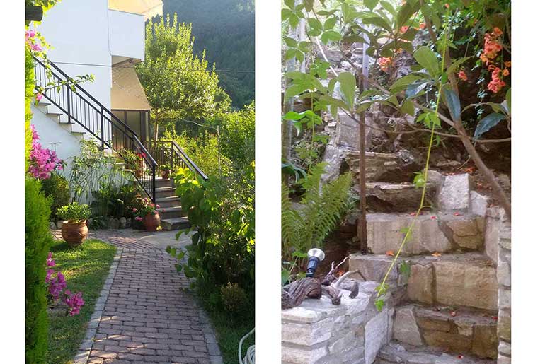 Εξωτερικοί χώροι στο Villa Dimitra